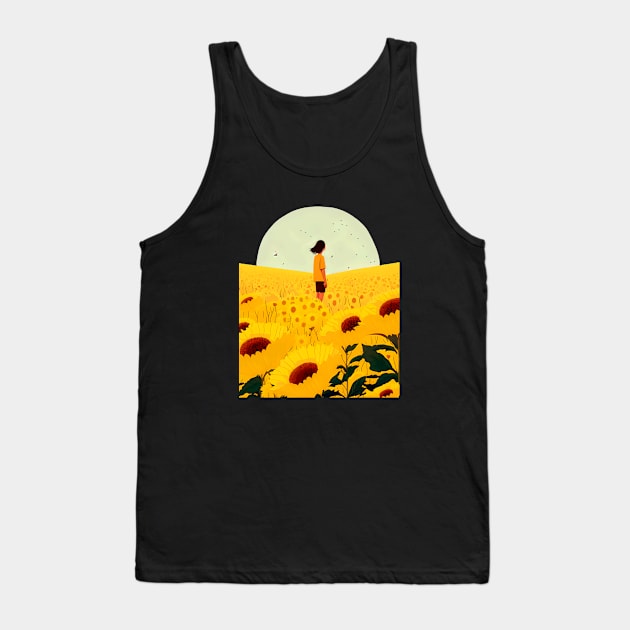 Whoever Defines You Confines You No. 1 on a Dark Background Tank Top by Puff Sumo